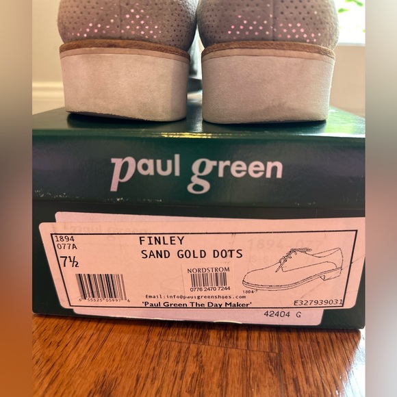 Paul Green Finley Sand Gold Dots loafers - Picture 5 of 8